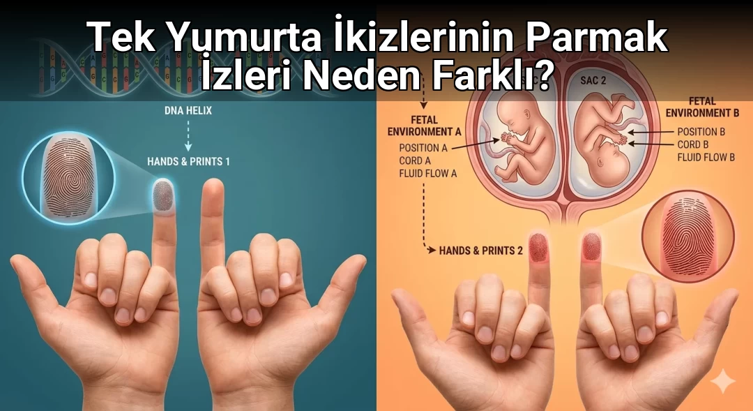 Tek Yumurta İkizlerinin Parmak İzleri Neden Farklı?